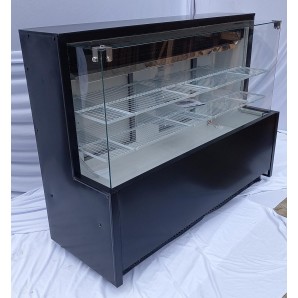 VITRINE SECO RETRO PRETO 1,00 MTS